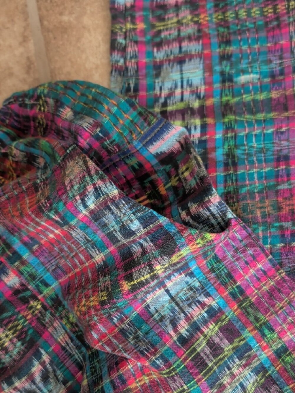 Made In Guatemala! Drawstring -handmade- Pants - Picture 3 of 7